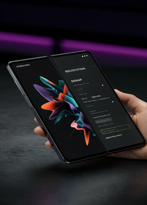 Interface d'inscription du Vincispin Casino, rapide et sécurisée pour les nouveaux joueurs.